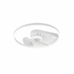Luminaires Reality Ventilateur de plafond Reality Borgholm LED Blanc, 1 lumière, Télécommandes