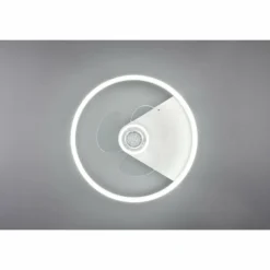 Luminaires Reality Ventilateur de plafond Reality Borgholm LED Blanc, 1 lumière, Télécommandes