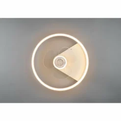 Luminaires Reality Ventilateur de plafond Reality Borgholm LED Blanc, 1 lumière, Télécommandes
