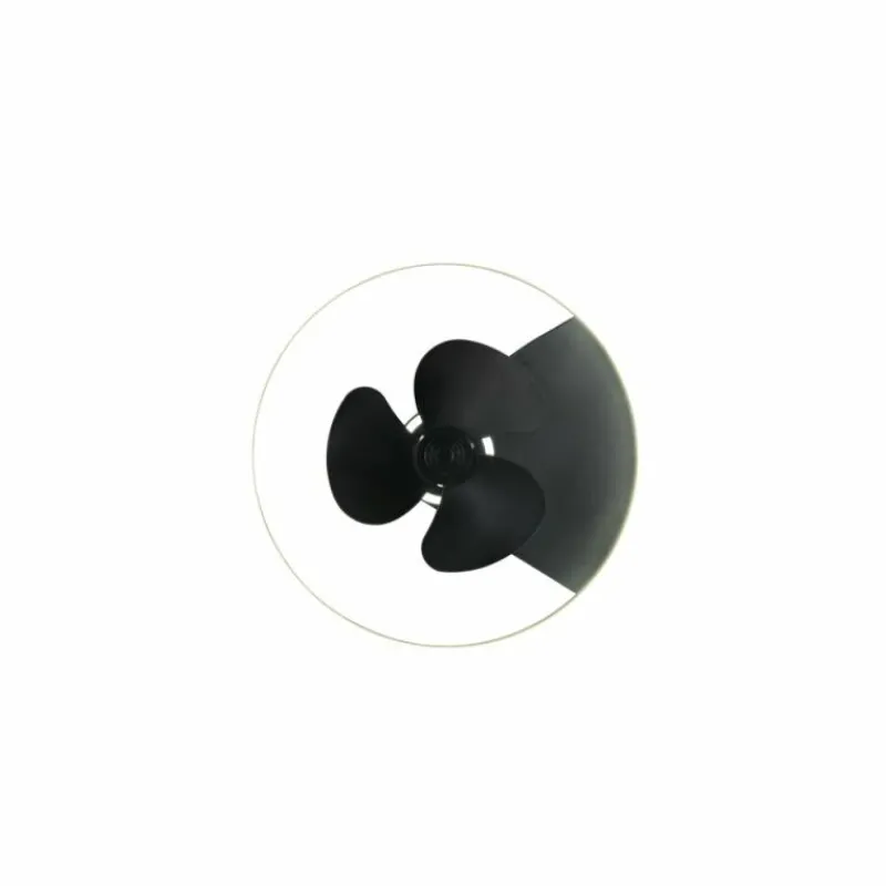 Luminaires Reality Ventilateur de plafond Reality Borgholm LED Or, Noir, 1 lumière, Télécommandes