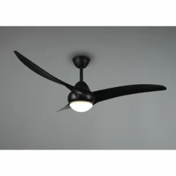 Luminaires Reality Ventilateur de plafond Reality Alesund LED Noir, 1 lumière, Télécommandes