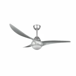 Luminaires Reality Ventilateur de plafond Reality Alesund LED Titane, 1 lumière, Télécommandes