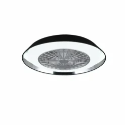 Luminaires Reality Ventilateur de plafond Reality VARBERG LED Noir, 1 lumière, Télécommandes