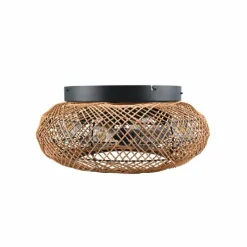 Luminaires Reality Ventilateur de plafond Reality LILLESAND Noir, 4 lumières, Télécommandes