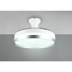 Luminaires Reality Ventilateur de plafond Reality LINDBERG LED Titane, 1 lumière, Télécommandes
