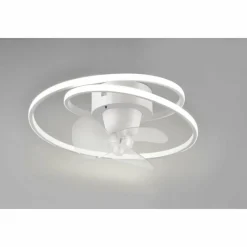 Luminaires Reality Ventilateur de plafond Reality UMEA LED Blanc, 1 lumière, Télécommandes