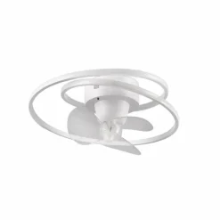 Luminaires Reality Ventilateur de plafond Reality UMEA LED Blanc, 1 lumière, Télécommandes