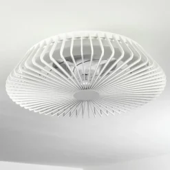 hofstein Ventilateur de plafond Rivarotta LED Blanc, 1 lumière, Télécommandes
