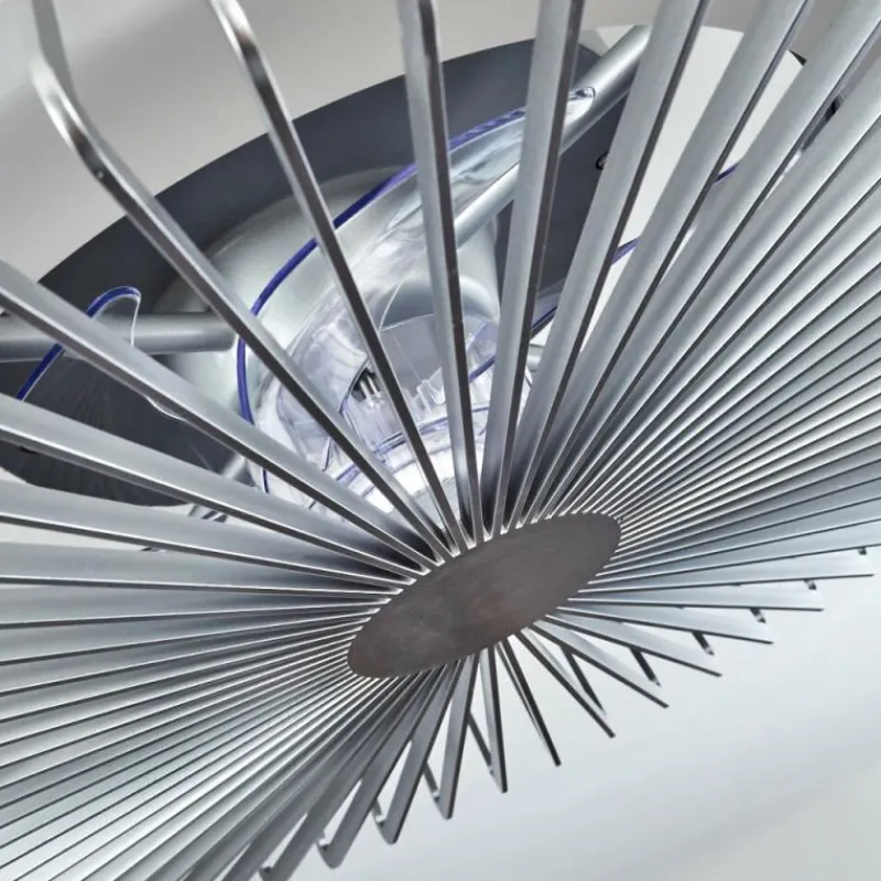 hofstein Ventilateur de plafond Rivarotta LED Blanc, 1 lumière, Télécommandes