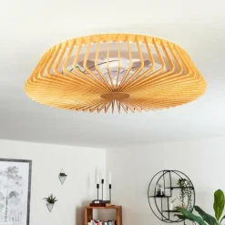 hofstein Ventilateur de plafond Rivarotta LED Blanc, 1 lumière, Télécommandes