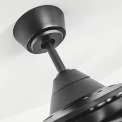 hofstein Ventilateur de plafond Tjerne LED Noir, 1 lumière, Télécommandes