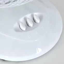 hofstein Ventilateur de table Sopot Chrome, Blanc