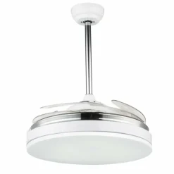 Luminaires Globo Lighting Ventilateur Globo CABRERA LED Blanc, 1 lumière, Télécommandes