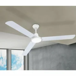 Luminaires Globo Lighting Ventilateur Globo FERRO Blanc