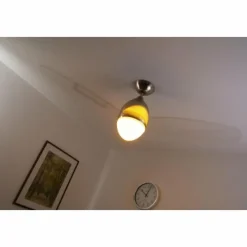 Luminaires Globo Lighting Ventilateur Globo PREMIER Acier inoxydable, Nickel mat, 2 lumières