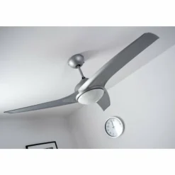 Luminaires Globo Lighting Ventilateur Globo PRIMO Argenté, Blanc, 2 lumières, Télécommandes