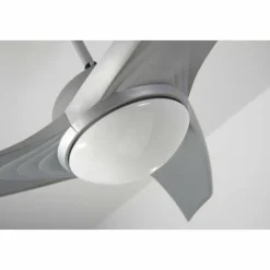 Luminaires Globo Lighting Ventilateur Globo PRIMO Argenté, Blanc, 2 lumières, Télécommandes