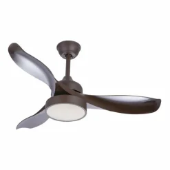 Luminaires Globo Lighting Ventilateur Globo RAMONA LED Noir, 1 lumière, Télécommandes