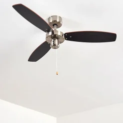 hofstein Ventilateurs de Plafond Fossa Nickel mat