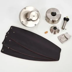 hofstein Ventilateurs de Plafond Fossa Nickel mat