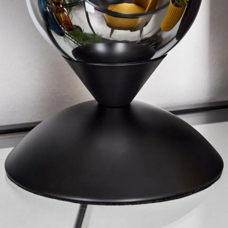 hofstein Verfidelas Luminaire déco, Lampe à poser Noir, 1 lumière