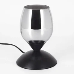 hofstein Verfidelas Luminaire déco, Lampe à poser Noir, 1 lumière