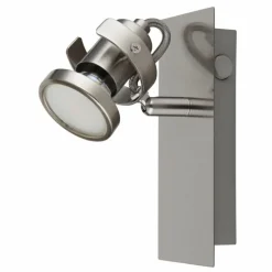 Luminaires Globo Lighting Verpax Plafonnier, Spot de plafond, Applique murale, Spot mural Nickel mat, 1 lumière* Spots Et Projecteurs