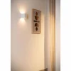 Luminaires Lucide VERTIGO Applique murale LED Blanc, 1 lumière, Détecteur de mouvement* Éclairage Led