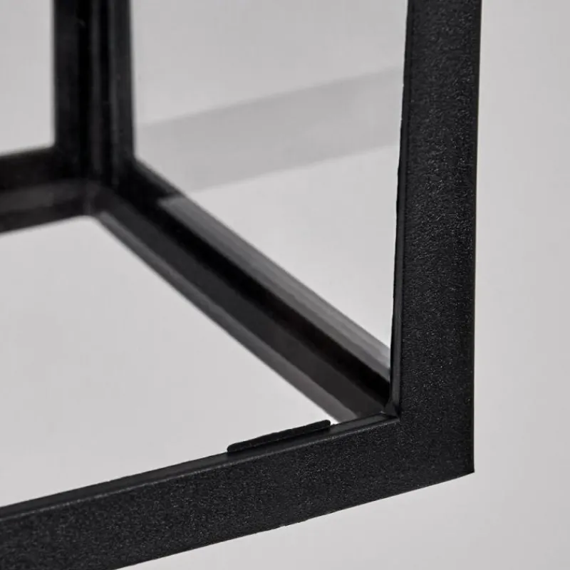 hofstein Verup Lampe murale d´extérieur, Applique murale LED Noir, 1 lumière, Détecteur de mouvement