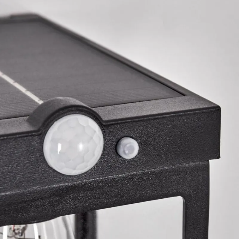 hofstein Verup Lampe murale d´extérieur, Applique murale LED Noir, 1 lumière, Détecteur de mouvement