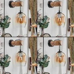 hofstein Vevino Applique murale Écru, Noir, 1 lumière