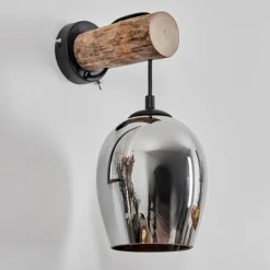 hofstein Vevino Applique murale Écru, Noir, 1 lumière