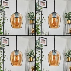 hofstein Vevino Suspension Ambre, 5 lumières