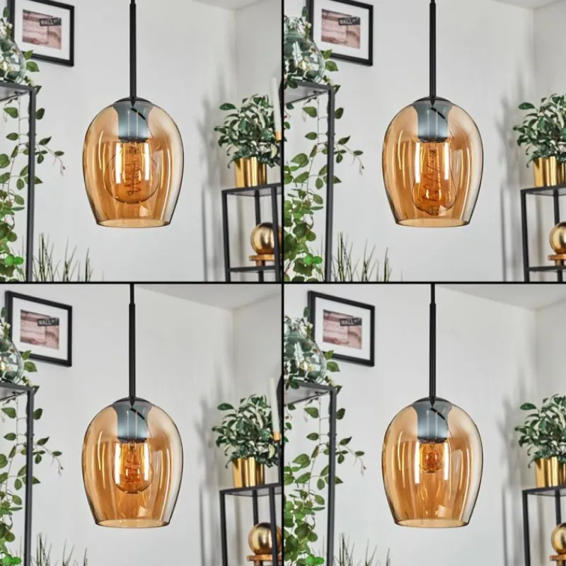 hofstein Vevino Suspension Ambre, 5 lumières