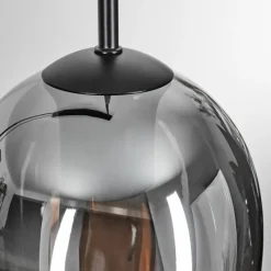 hofstein Vevino Suspension Ambre, Clair, Fumé, 5 lumières