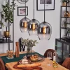 hofstein Vevino Suspension Clair, Fumé, 3 lumières