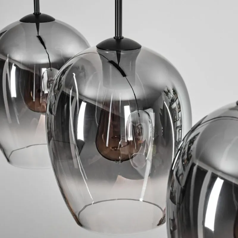 hofstein Vevino Suspension Clair, Fumé, 3 lumières