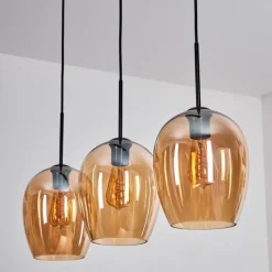 hofstein Vevino Suspension Noir, 3 lumières