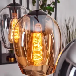 hofstein Vevino Suspension Noir, 3 lumières