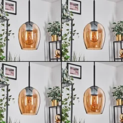 hofstein Vevino Suspension Noir, 3 lumières