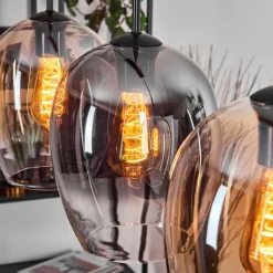 hofstein Vevino Suspension Noir, 3 lumières