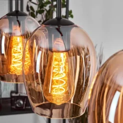 hofstein Vevino Suspension Noir, 4 lumières