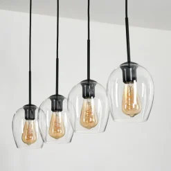 hofstein Vevino Suspension Noir, 4 lumières