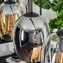 hofstein Vevino Suspension Noir, 5 lumières