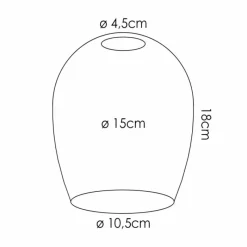 hofstein Vevino Verre de rechange Clair, Fumé