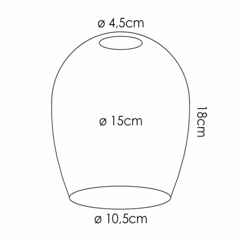 hofstein Vevino Verre de rechange Clair, Fumé