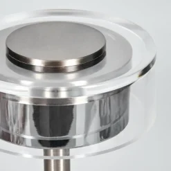 hofstein Viada Lampe de bureau, Lampe à poser LED Chrome, Nickel mat, 1 lumière