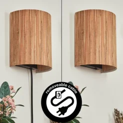 Luminaires Scandinaves-hofstein Viadores Luminaire Up & Down, Applique murale Noir, 1 lumière