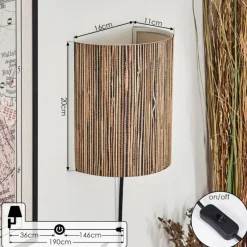 Luminaires Scandinaves-hofstein Viadores Luminaire Up & Down, Applique murale Noir, 1 lumière