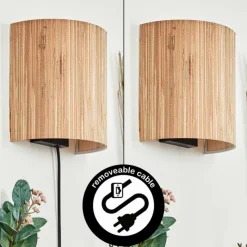 Luminaires Scandinaves-hofstein Viadores Luminaire Up & Down, Applique murale Noir, 1 lumière